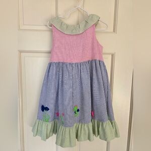Florence Eiseman Striped Seersucker Dress